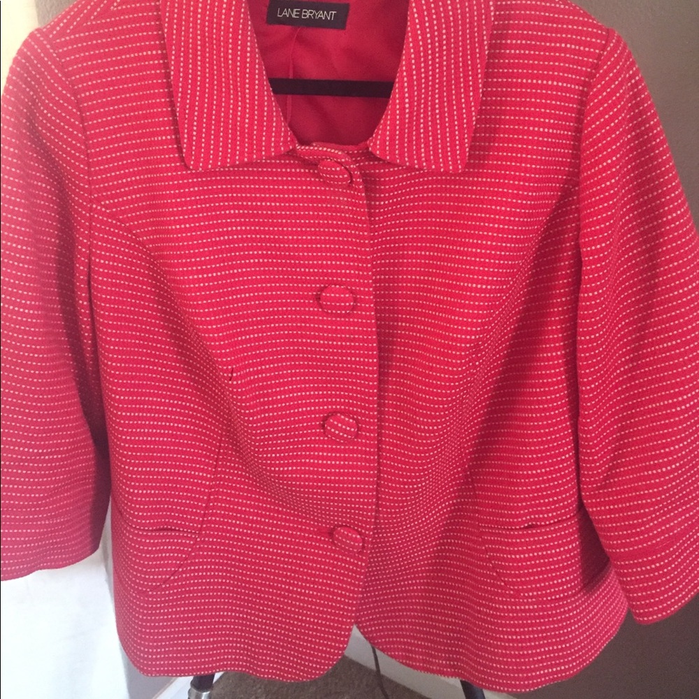 Red blazer